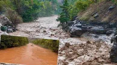 Tunceli'de Kuvvetli Sağanak Hayatı Olumsuz Etkiliyor
