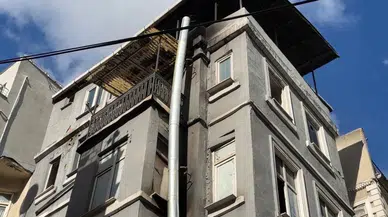 İstanbul Beyoğlu'nda korkutan yangın