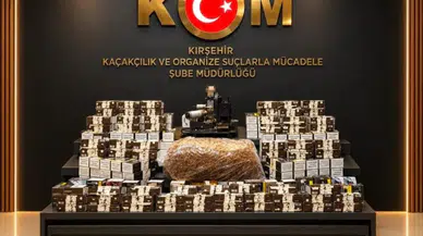 Kırşehir'de kaçak tütün operasyonu