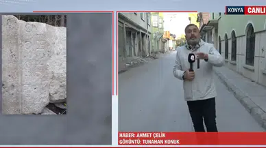 Konya'da Tarihi Eser Skandalı: 1800 Yıllık Roma Kaidesini Kepçeyle Çaldılar