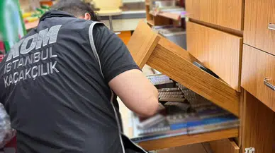 İstanbul'da kaçak alkol ve tütün operasyonu