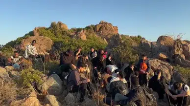 Bodrum'da kaçış hazırlığındaki 34 düzensiz göçmen yakalandı