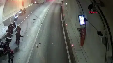Bursa'daki tünel kazasında hayatını kaybeden motosiklet sürücüsü son yolculuğuna uğurlandı