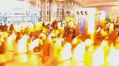 Riyad Kral Halid Havalimanı'na Husi Saldırısı Görüntülendi