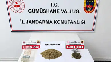Gümüşhane'de Şüpheli Araçta Uyuşturucu ve Tohum Yakalandı