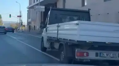 İstanbul Pendik'te Trafikte Kamyonetli Maganda Dehşeti