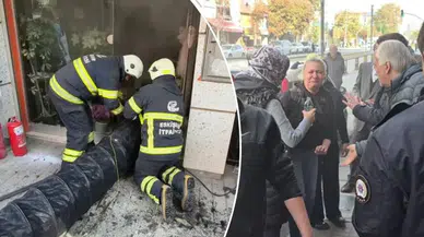 Eskişehir'de Çiçekçi Dükkanında Yangın Çıktı