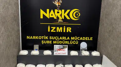 İzmir'de uyuşturucu operasyonu: 32 kilo 450 gram metamfetamin ele geçirildi