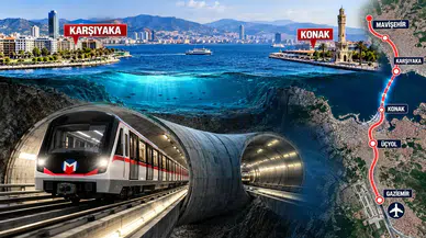 İzmir'de Dev Proje: Körfez Altından Metro Tüp Geçidi Geliyor