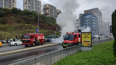 İstanbul Eyüpsultan'da Elektrikli Otomobil Yangını