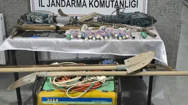 Malatya'da kaçak kazı yapan 6 şüpheli suçüstü yakalandı