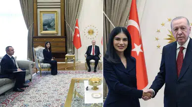 Cumhurbaşkanı Erdoğan, Özbekistan Cumhurbaşkanlığı İdaresi Başkanı Saida Mirziyoyeva'yı Kabul Etti