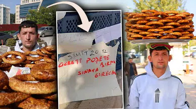 Tezgahını Emanet Edip Sınava Giren Simitçi Konuştu