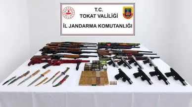 Tokat'ta 6 ilçede silah operasyonu !