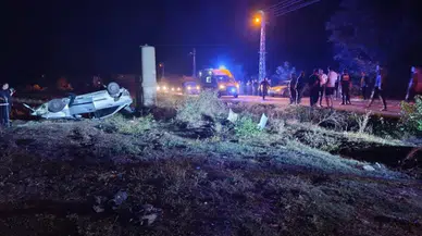 Osmaniye'de otomobil şarampole uçarak takla attı: 3 kişi yaralandı