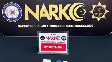 Bilecik'te uyuşturucu operasyonu : Metamfetamin ele geçirildi !
