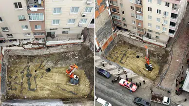 Bahçelievler'de İnşaat Kazısı Nedeniyle İki Apartman Boşaltıldı