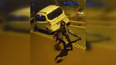 Esenyurt'ta Kadın Sokak Ortasında Erkeği Darbetti
