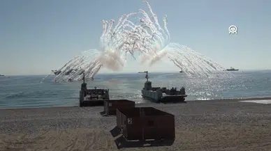 Antalya Sarısu açıklarında dev insansız araç tatbikatı