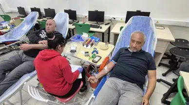 Gerze'de Kızılay Koordinesinde Hayat Kurtaran Kan Bağışı