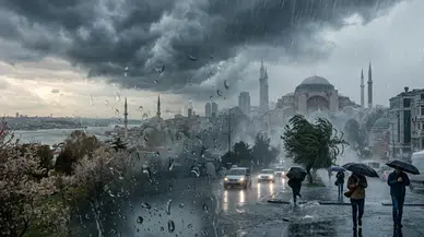 İstanbul'da Hava Sıcaklıkları 10 Derece Birden Düşüyor: Fırtına ve Çamur Yağışı Uyarısı