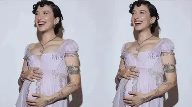 Melike Şahin’in hamilelik pozları sosyal medyayı salladı