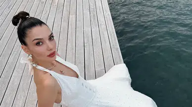 Bodrum’da talihsiz kaza! Damla Colbay parmağını kırdı