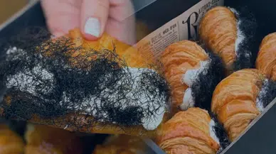 Görenler kıl sanıyor : Tayland'da satışa çıkan 'Mor Oi Croissant' sosyal medyayı salladı