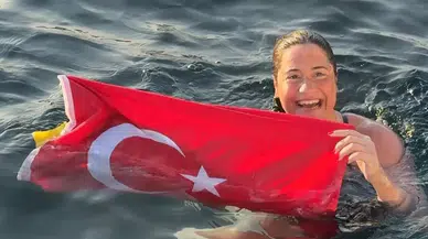 Aysu Türkoğlu tarih yazdı! Tsugaru Kanalı'nı geçen en genç Türk oldu