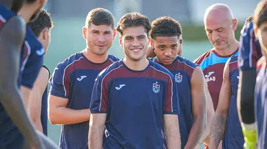 Trabzonspor'da Aral Şimşir, takımla birlikte ilk antrenmanına çıktı