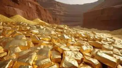 Hindistan'da 20 tonluk altın heyecan yarattı!