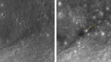 Falcon 9 roketinin Ay'a çarpması sonrası oluşan kraterin görüntüleri ne anlama geliyor?