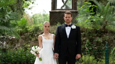 Burak Yörük ve Tuana Yılmaz evlendi