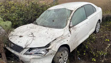 Bilecik’te trafik kazası: 2 kişi yaralandı