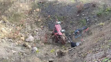 Sinop'ta otomobil uçuruma düştü: Sürücü hayatını kaybetti