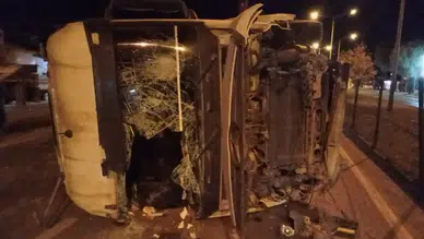 Denizli'de tır ile otomobil çarpıştı: 2 kişi yaralandı