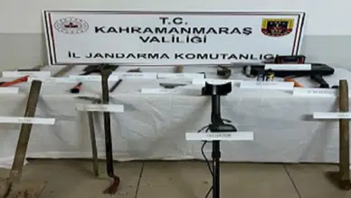 Kahramanmaraş'ta kaçak kazı yapan 11 şüpheli yakalandı