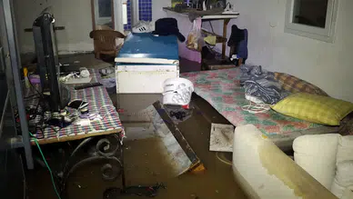 Bodrum'da sel felaketi! Ev ve iş yerlerini su bastı