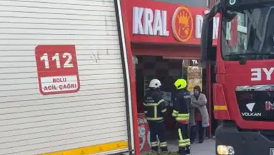 Dönercide fritöz alev aldı