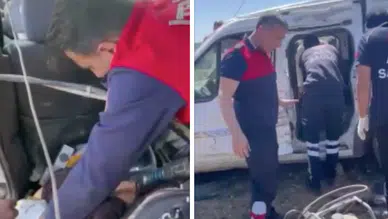 Şırnak'ta tır ile hafif ticari araç çarpıştı: 5 yaralı!
