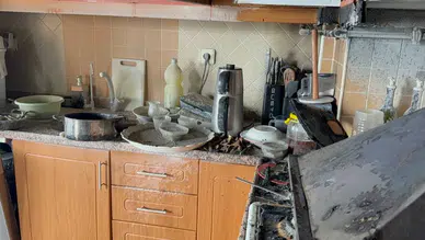Safranbolu’da korkutan yangın: Anne ve 3 çocuğu dumandan etkilendi