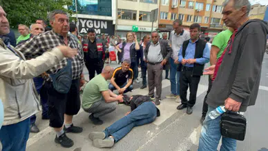 Çorlu’da yaya geçidinde feci kaza: Motosikletin çarptığı kişi hastaneye kaldırıldı