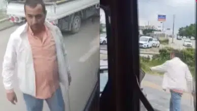 Ankara'da döner bıçaklı yol verme kavgası! O anlar kamerada