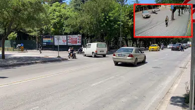 Eskişehir’de U dönüşü faciası: Motosikletliye çarpan sürücü umursamadan yola devam etti!