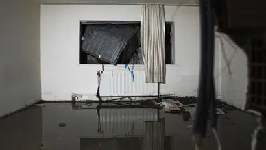 Ankara’da sağanak: Binanın duvarı yıkıldı, bir kişi yaralandı