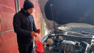 Osmaniye'de soğuk hava yüzünden sanayi sitesinde yoğunluk yaşandı!