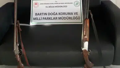 Bartın’da kaçak avcılara suçüstü: Dron ve fotokapan kameralarına yakalandılar
