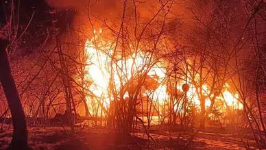 Evi yanan şahsın cansız bedeni ağaca asılı halde bulundu