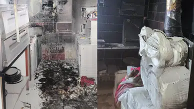 Bitlis’te bir restoranda yangın çıktı