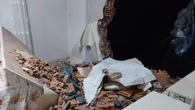 Trabzon’da toprak kayması: 6 katlı apartman tahliye edildi